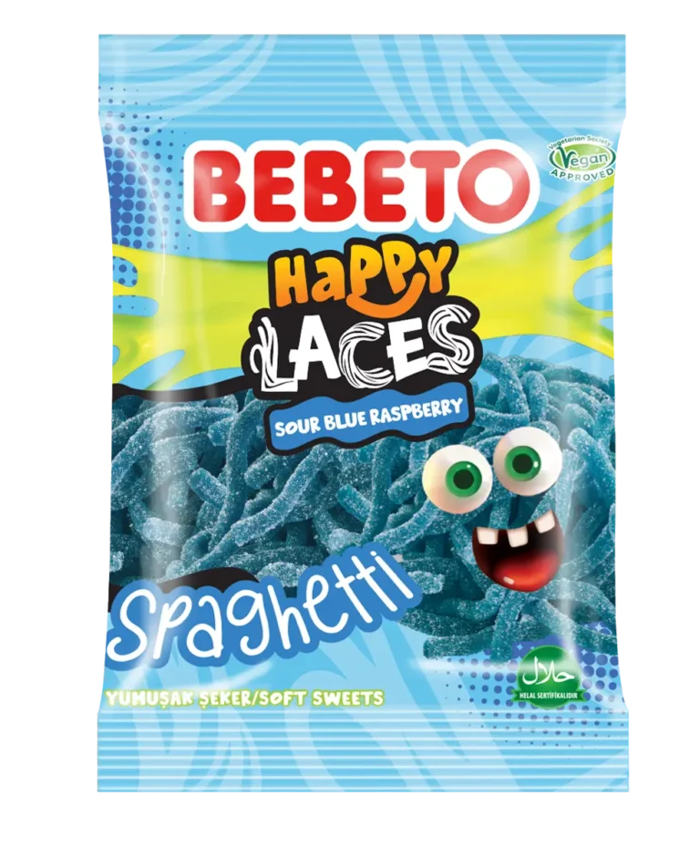 Happy Laces - Spaghetti - Gout Framboise