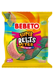 Super Belts Bites Fizzy Mix Fruit 135g
